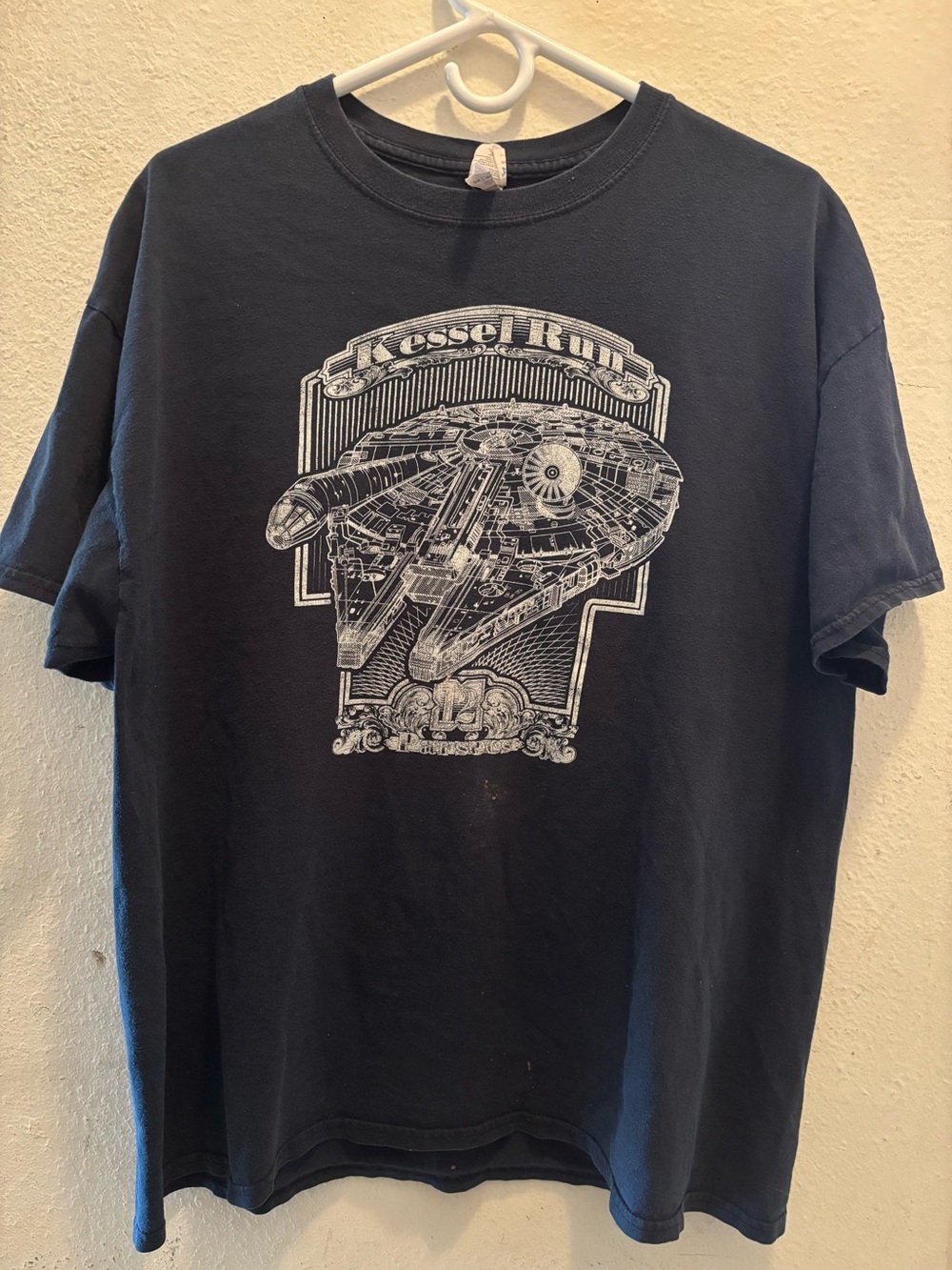 Black Star Wars Kessel Run Graphic Tee